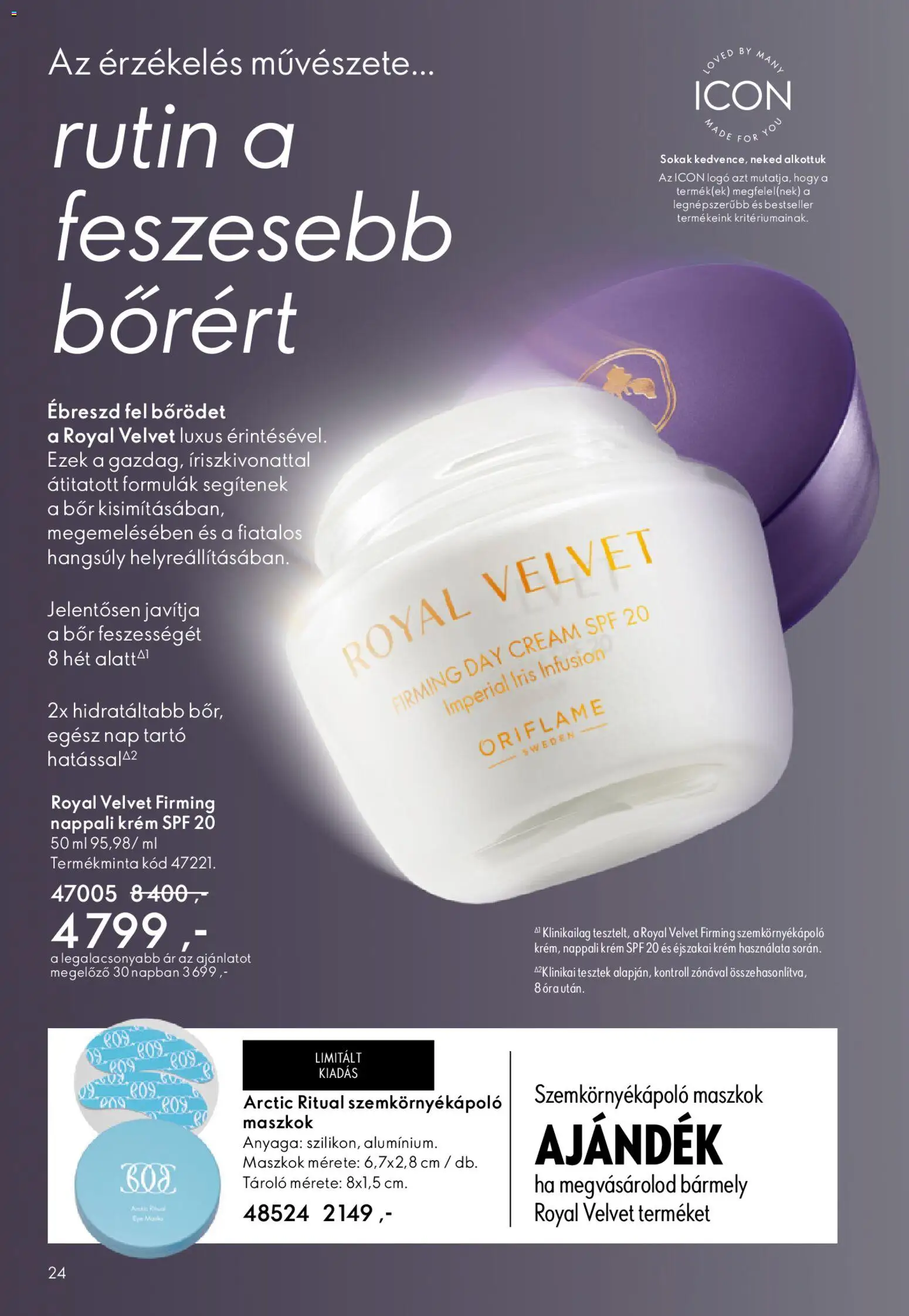 Oriflame akciós ujság - amely érvényes a következő dátumtól: 15.04.2026 | Oldal: 24 | Termékek: Szemkörnyékápoló, Bor, Óra