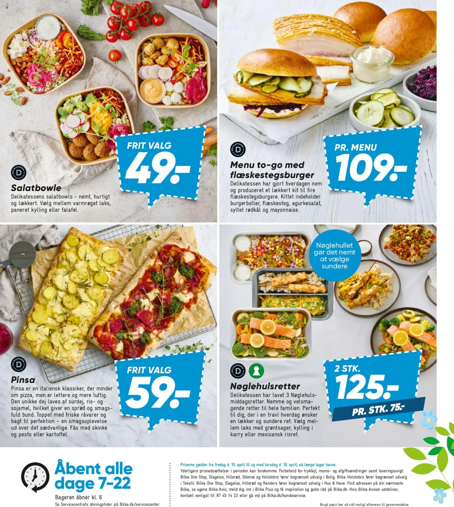 Bilka tilbudsavis – gyldig fra 10.04.2026 | Side: 15 | Produkter: Skinke, Mel, Rødkål, Pesto