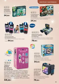 Vista previa Hipercor catálogo válido desde el 31.10.2025 | Página: 49 | Productos: Teclado, MP3, Cable