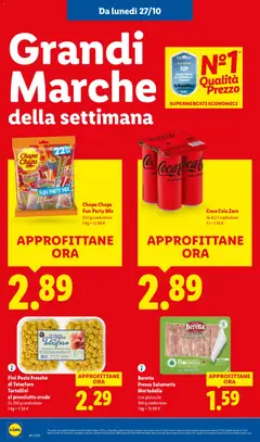 Anteprima del volantino Coca Cola Zero, 4x 0,5 l confezione valido a partire dal 27.10.2025 | Pagina: 24