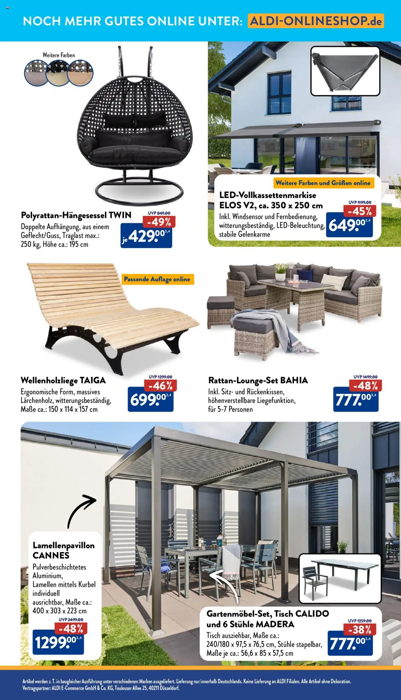 Aldi  Onlineshop - gültig ab dem 25.08.2025 | Seite: 5 | Produkte: Tisch