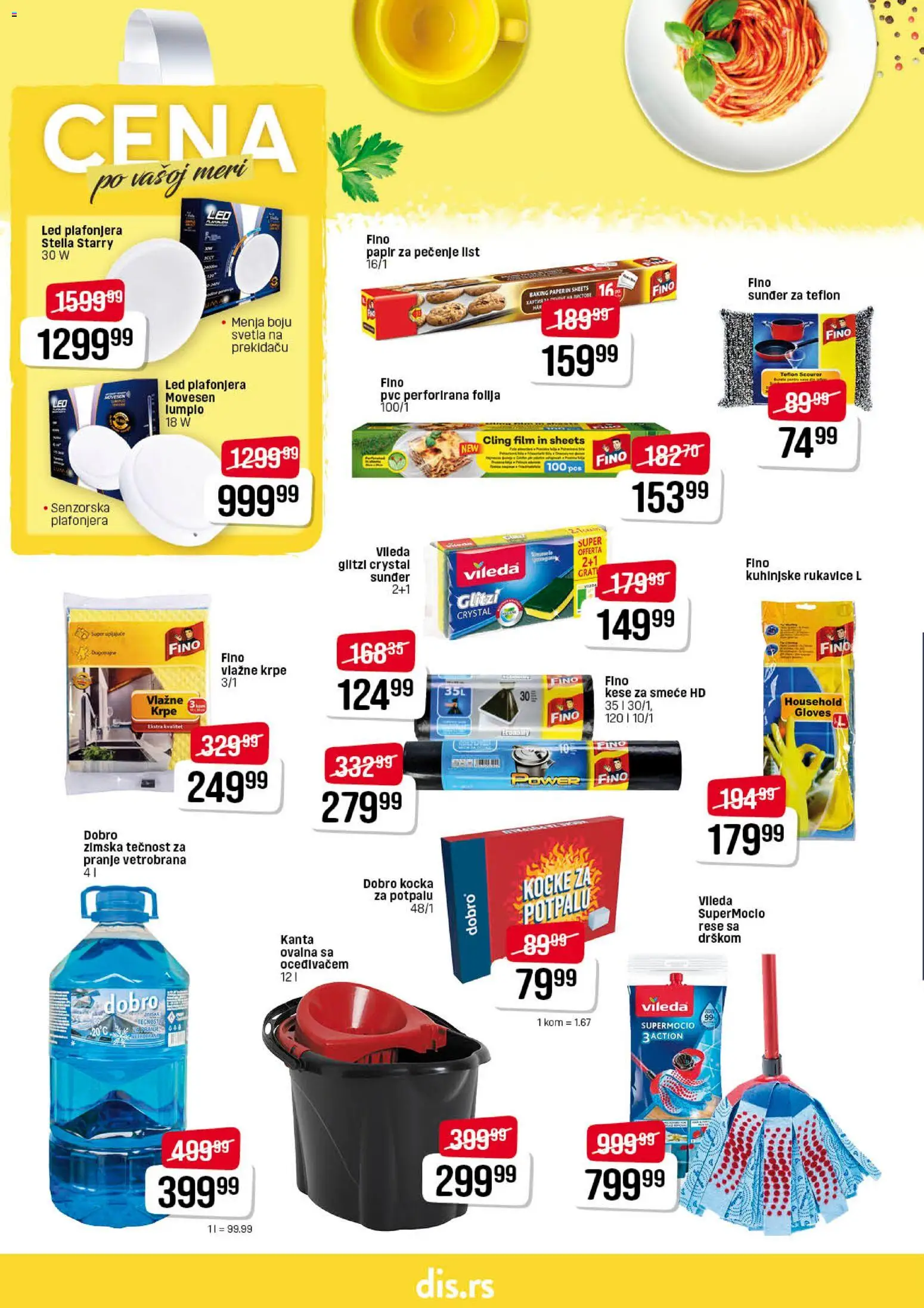 Super DIS katalog - važi od 29.01.2026 | Strana: 20 | Proizvode: Rukavice, Papir za pečenje, Vileda