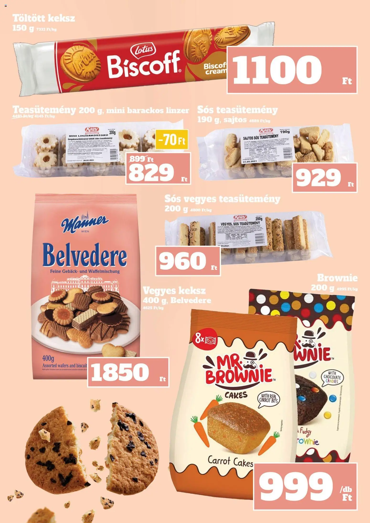 Family Diszkont akciós újság akciós ujság - amely érvényes a következő dátumtól: 19.03.2026 | Oldal: 15 | Termékek: Teasütemény, Linzer, Brownie, Keksz