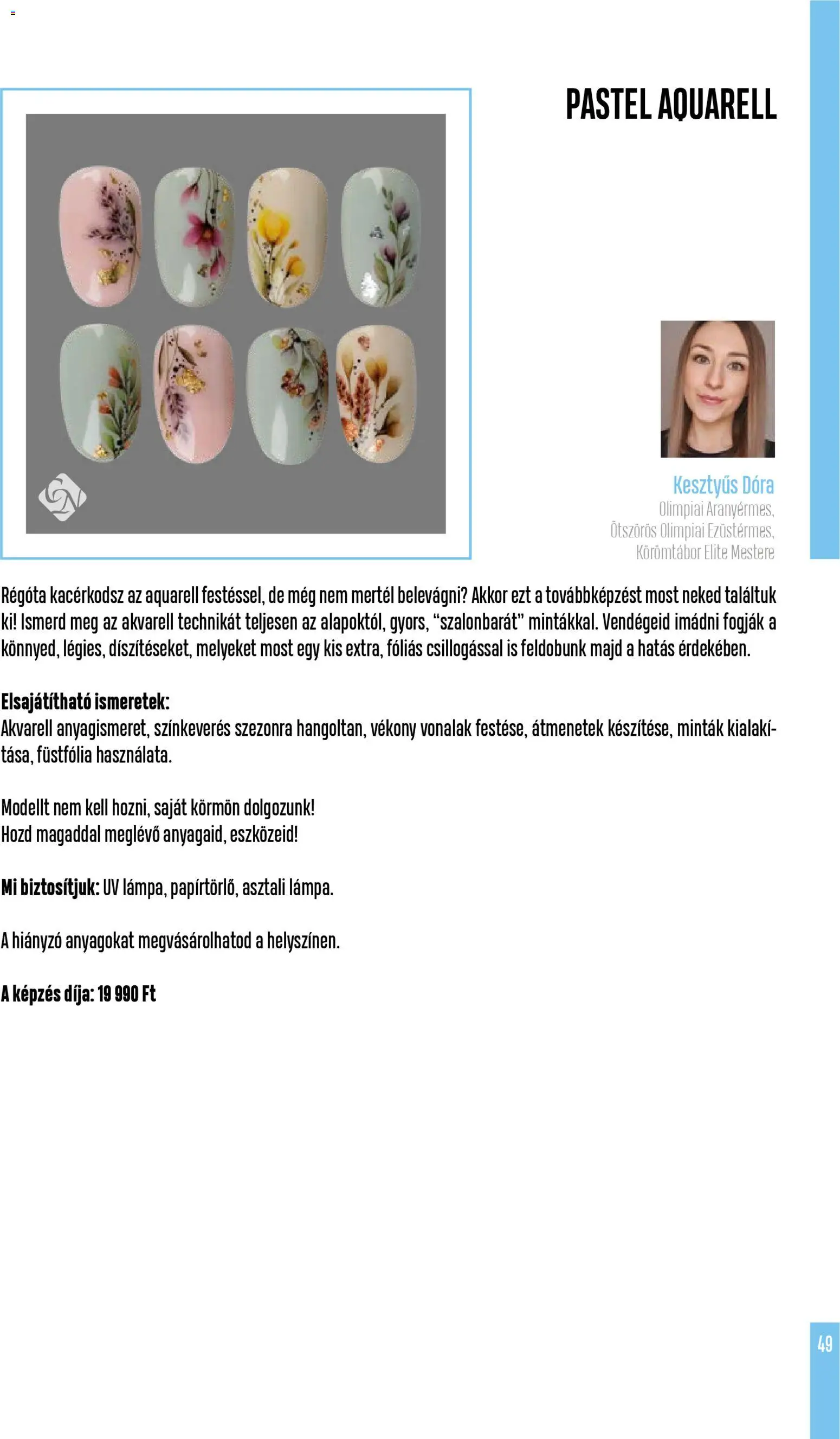 Crystal Nails akciós ujság - amely érvényes a következő dátumtól: 01.12.2025 | Oldal: 49