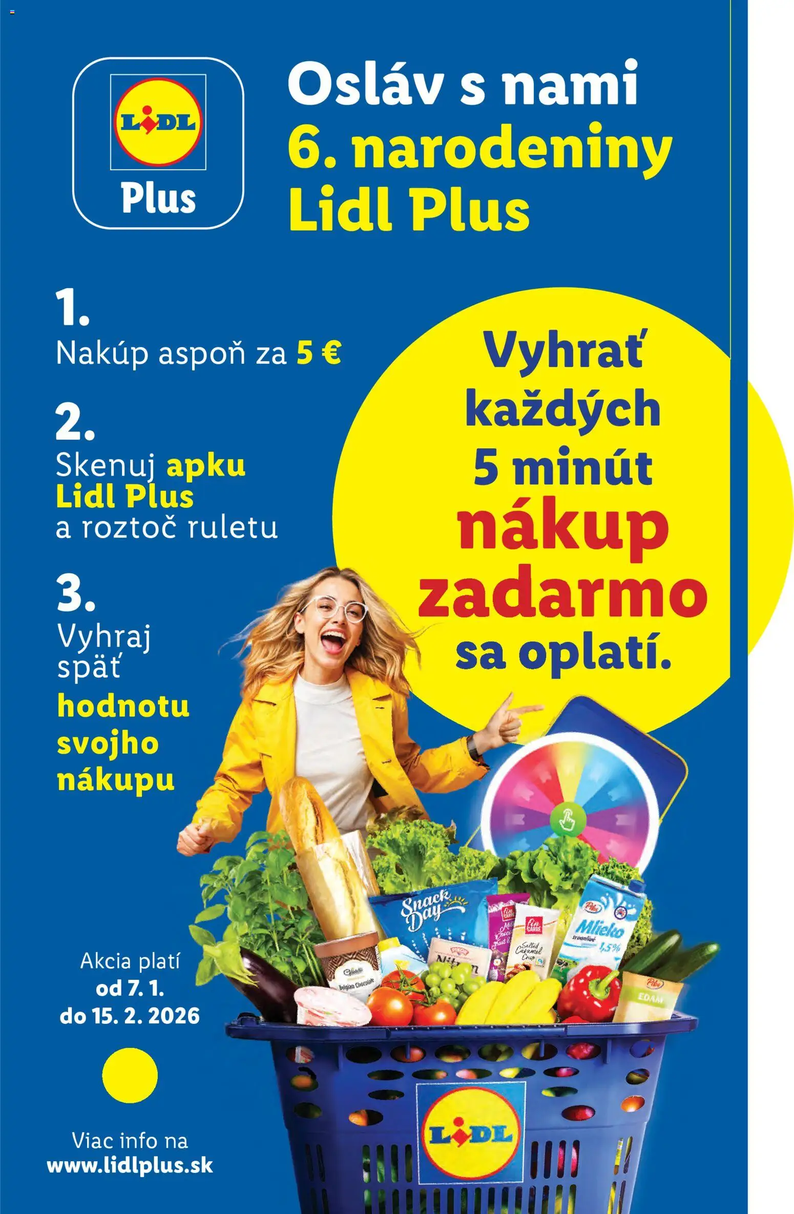Nové Lidl akcie – leták je platný od 19.01.2026 | Strana: 44 | Produkty: Mlieko