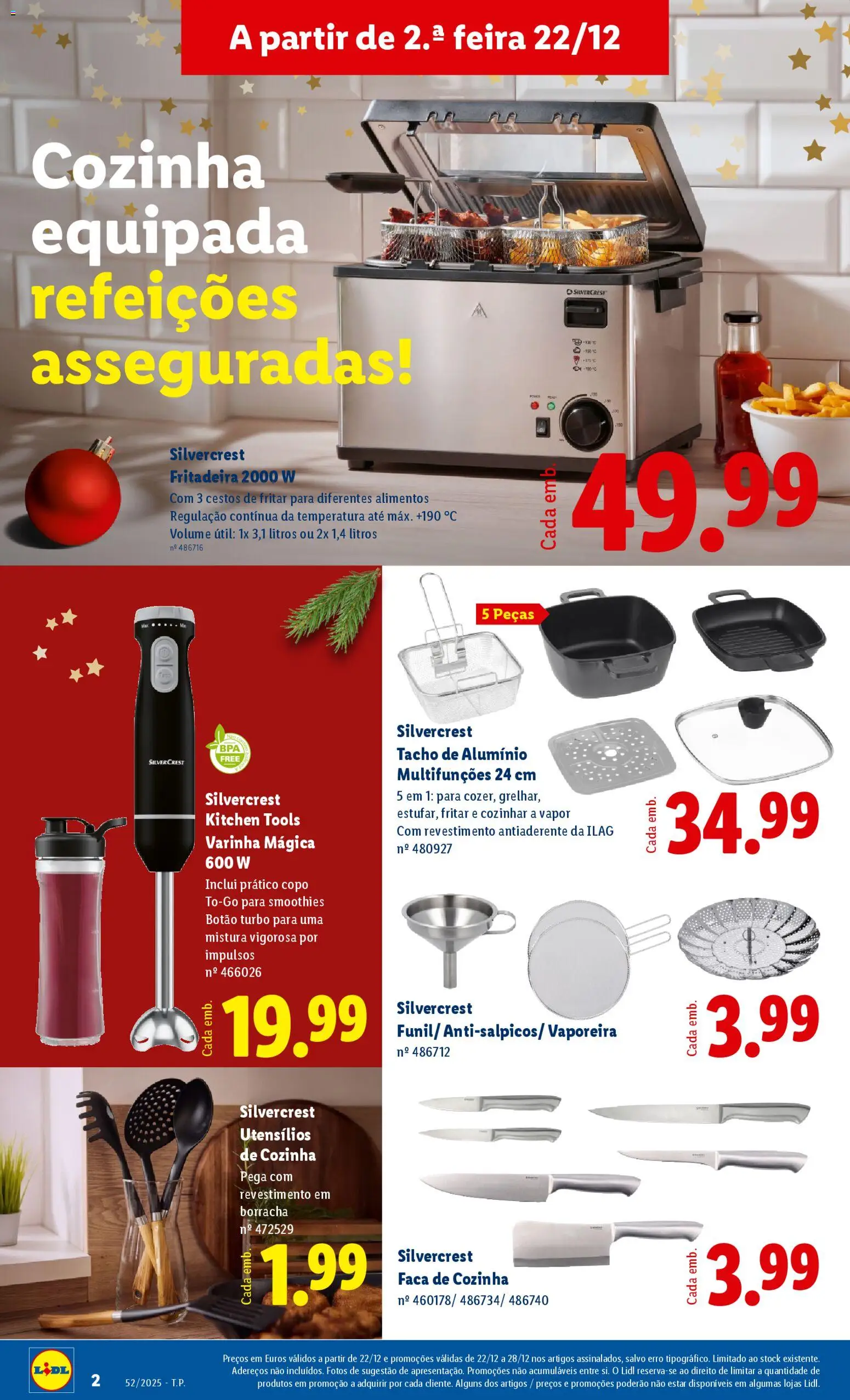 Lidl Novidades │ válido de 22.12.2025 | Página: 2 | Produtos: Faca