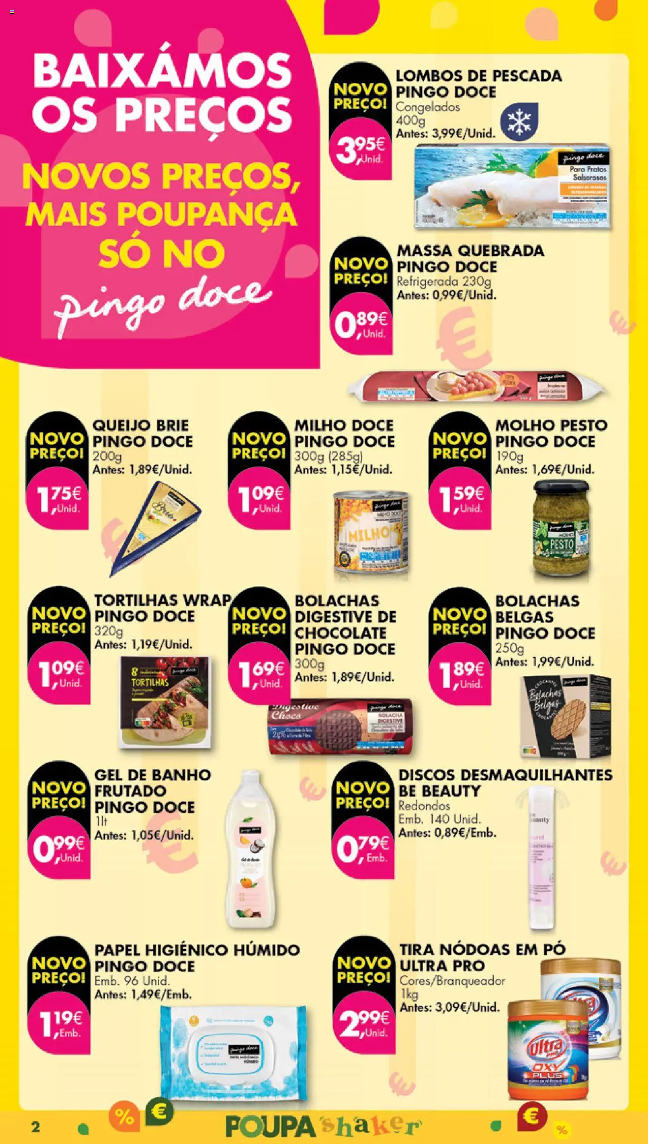 Pingo Doce Poupe Esta Semana Madeira │ válido de 12.08.2025 | Página: 2 | Produtos: Pescada, Bolachas, Massa, Milho