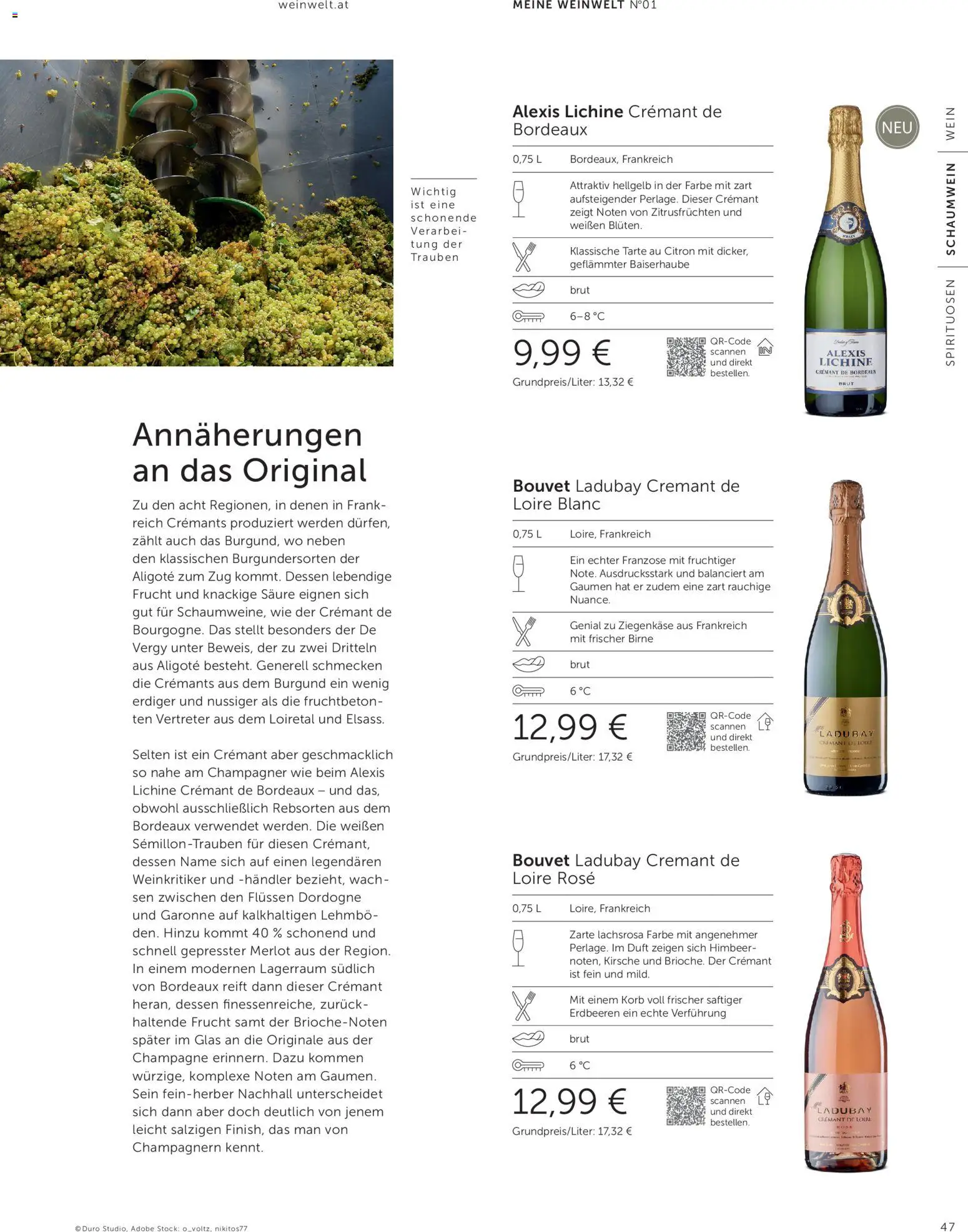 Interspar Meine Weinwelt Frühling 2026 gültig ab 05.03.2026 | Seite: 47 | Produkte: Erdbeeren, Birne, Duft, Wein