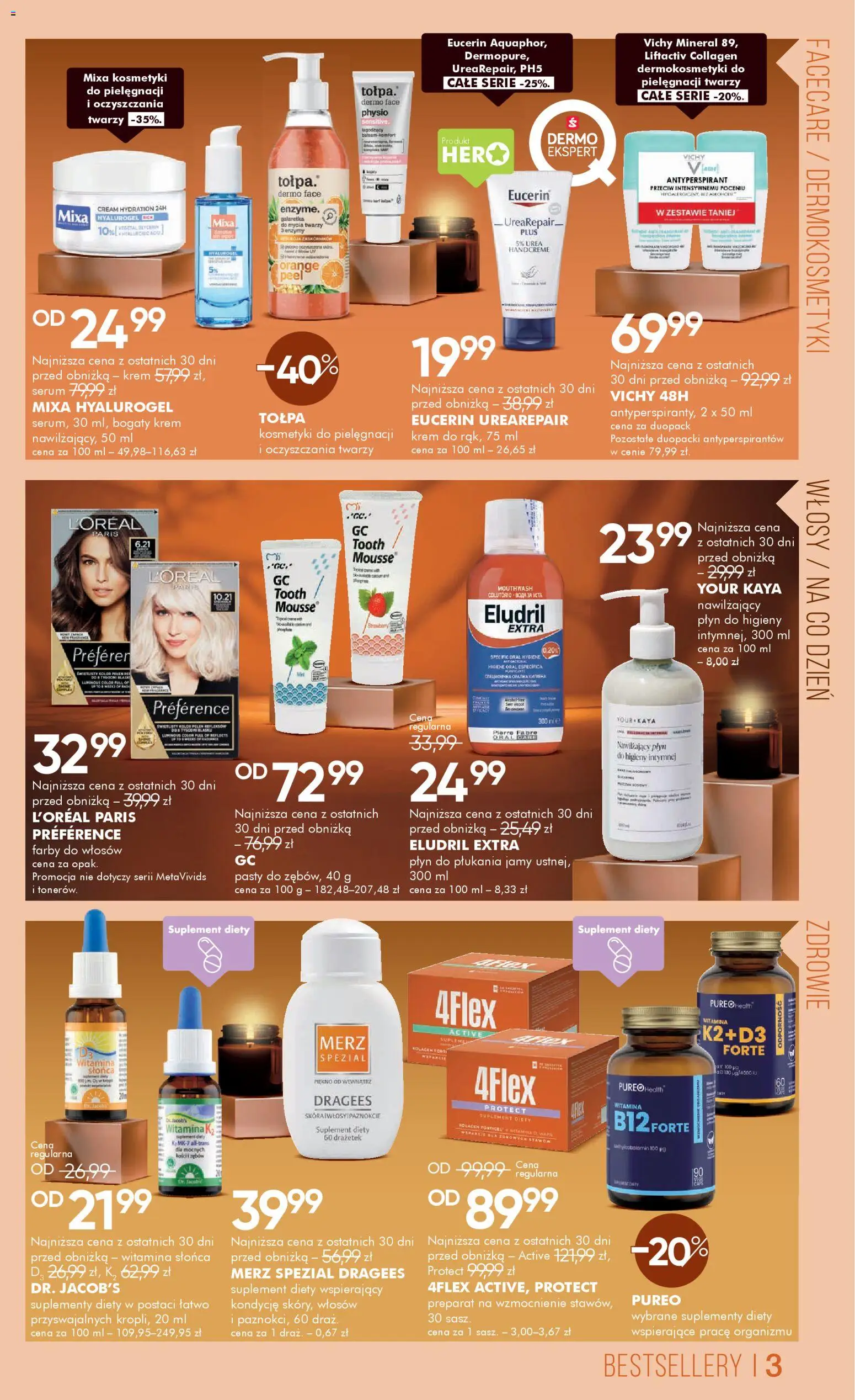 Super-pharm Gazetka od 06.11.2025 | Strona: 3 | Produkty: Galaretka, Farby do włosów, Krem, Antyperspirant