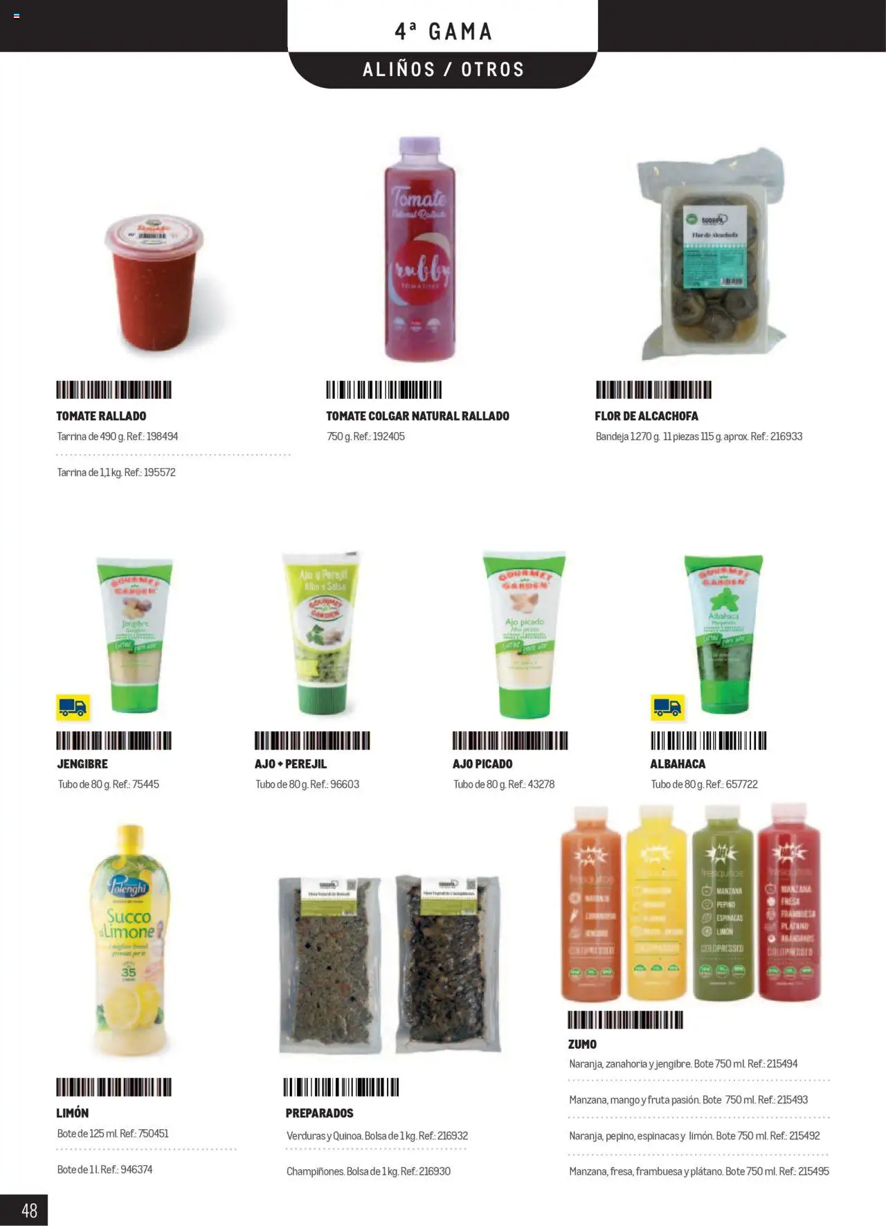 Makro catálogo │ válido desde el 01.01.2025 | Página: 48 | Productos: Zanahoria, Manzana, Bolsa, Bandeja