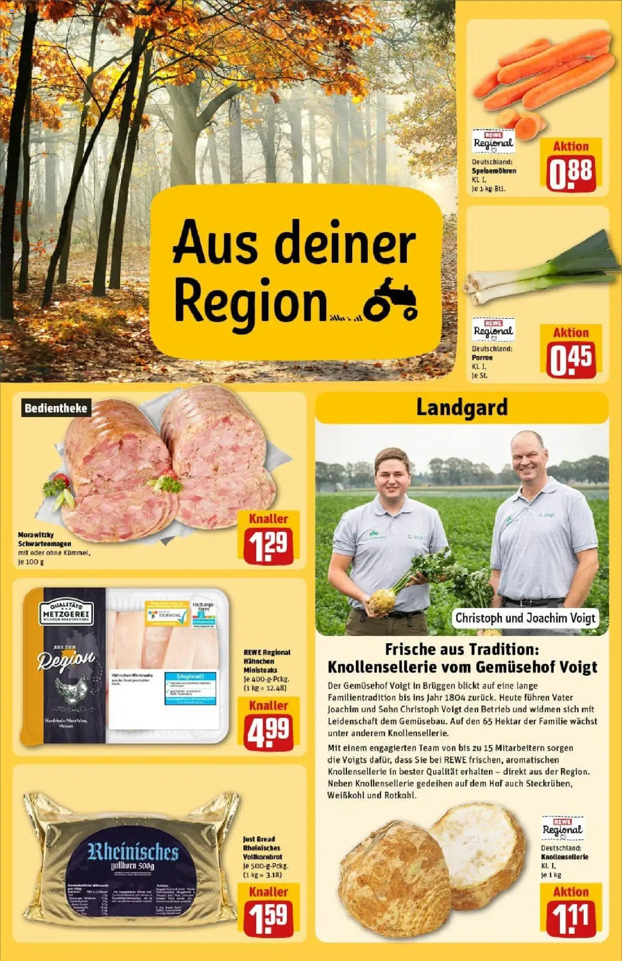 Rewe prospekt Bergneustadt	 – gültig ab 28.09.2025 | Seite: 28 | Produkte: Hahnchen, Vollkornbrot, Morawitzky
