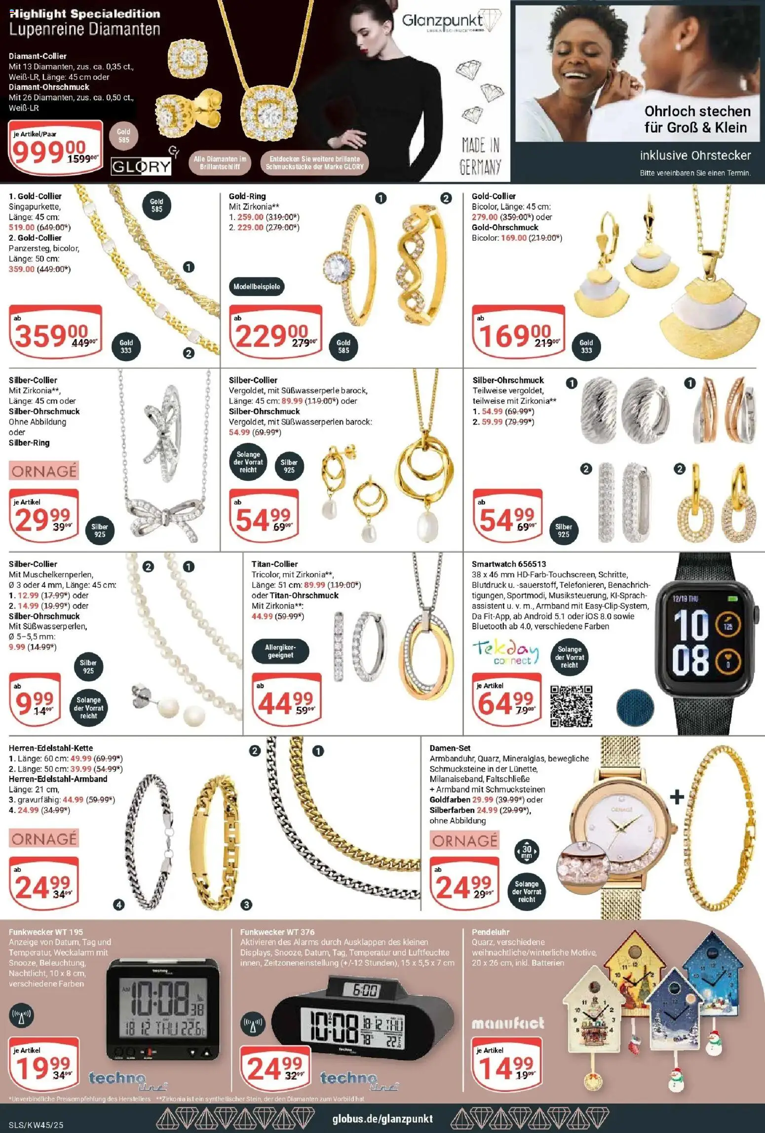 Globus prospekt Saarlouis	 – gültig ab 02.11.2025 | Seite: 26 | Produkte: Smartwatch, Batterien