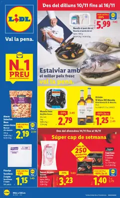 Vista previa Lidl folleto válido desde el 10.11.2025