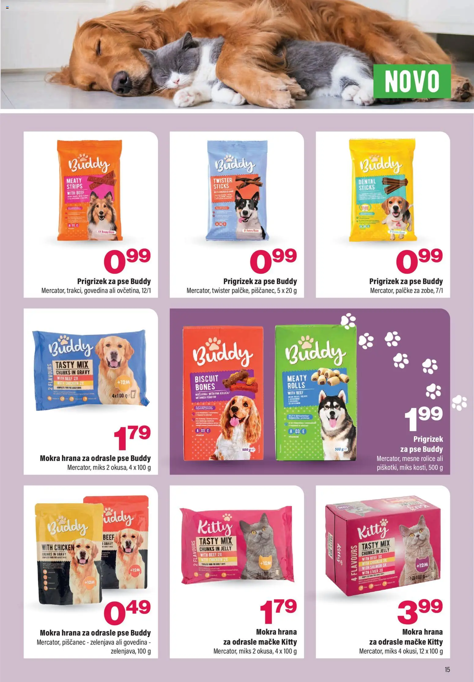 Novi Mercator katalog ponudbe – veljaven od 14.01.2026 | Stran: 15 | Izdelki: Zelenjava