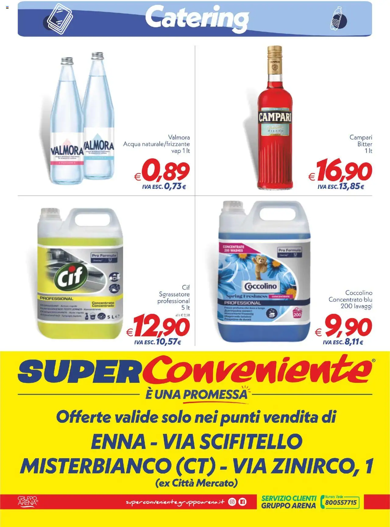 Volantino SuperConveniente del 12.08.2025 | Pagina: 4 | Prodotti: Sgrassatore, Acqua