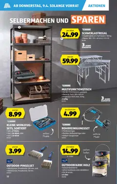 Aldi aktionen ab 09.04.2026 gültig | Seite: 18 | Produkte: Tisch