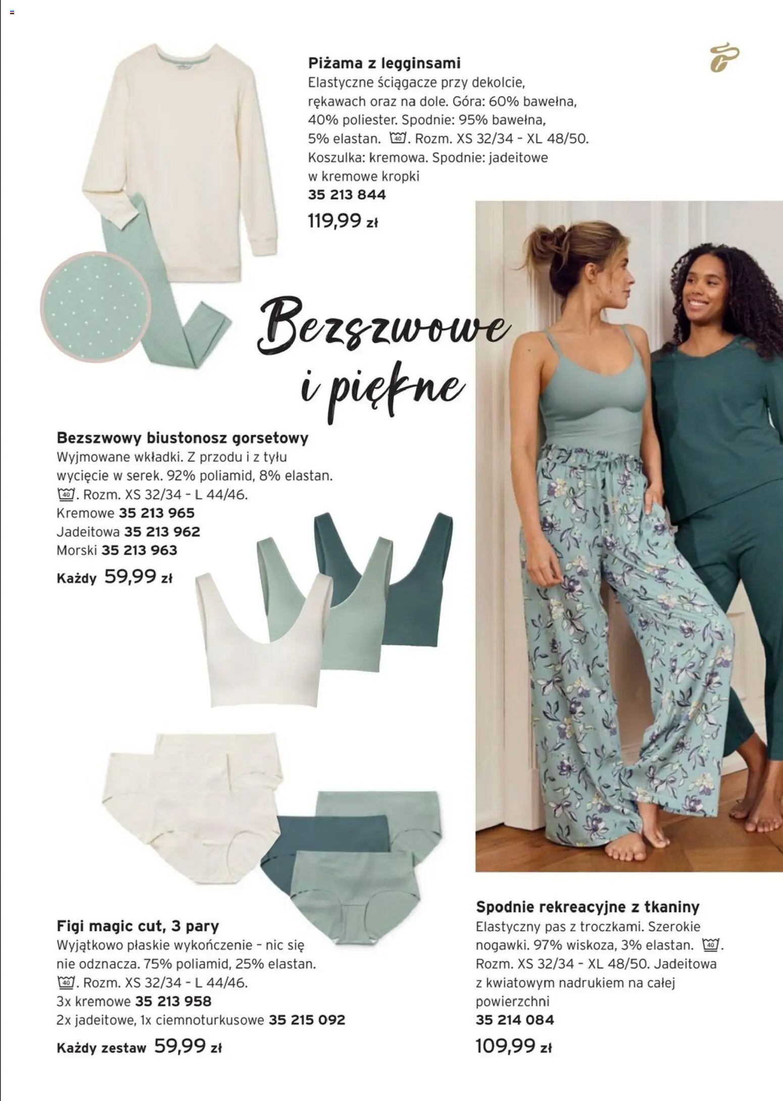 Tchibo promocje od 17.03.2026 | Strona: 3 | Produkty: Spodnie, Biustonosz, Piżama