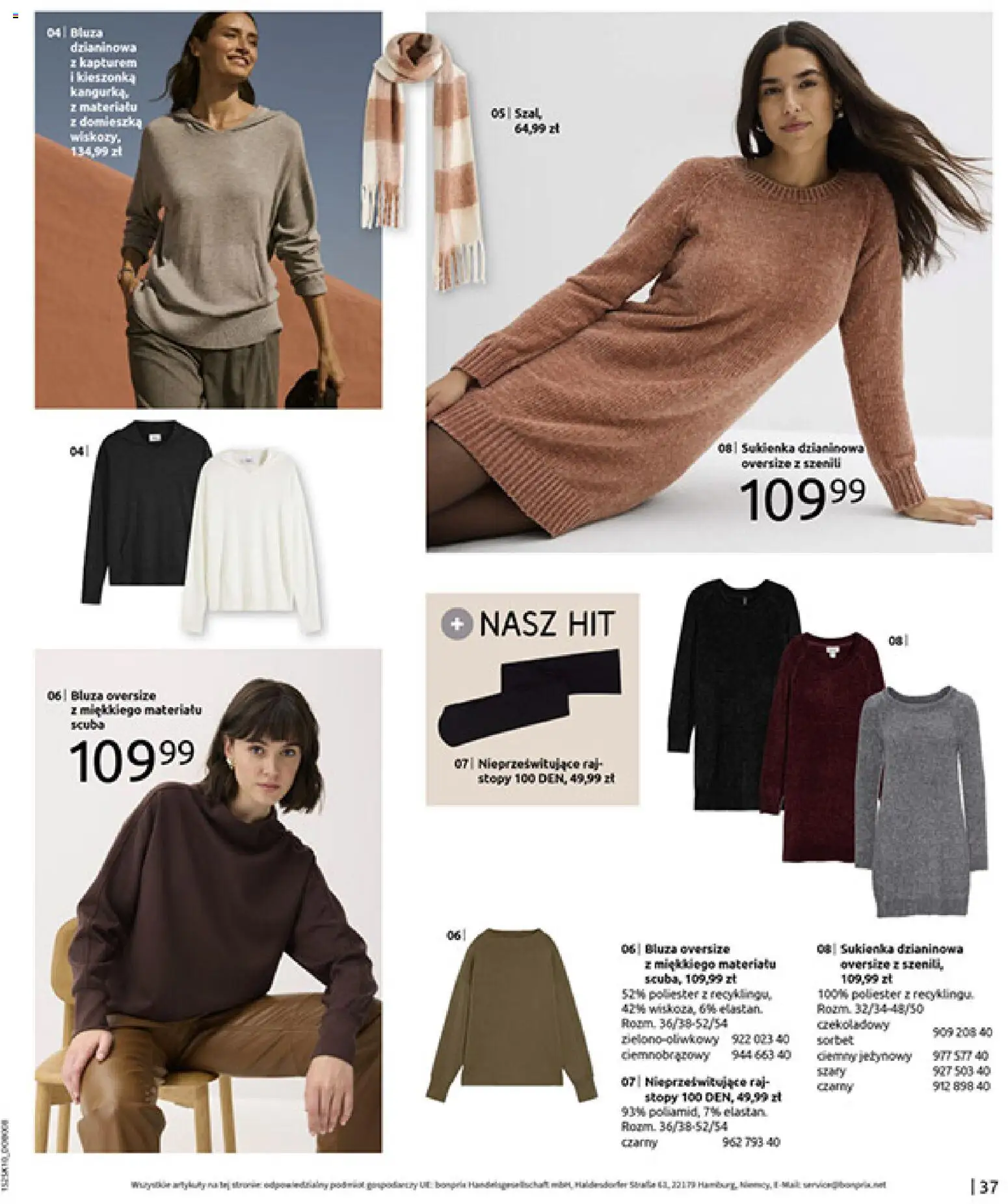 BonPrix Katalog - W Jesiennym Nastroju od 04.11.2025 | Strona: 39 | Produkty: Sukienka, Sorbet