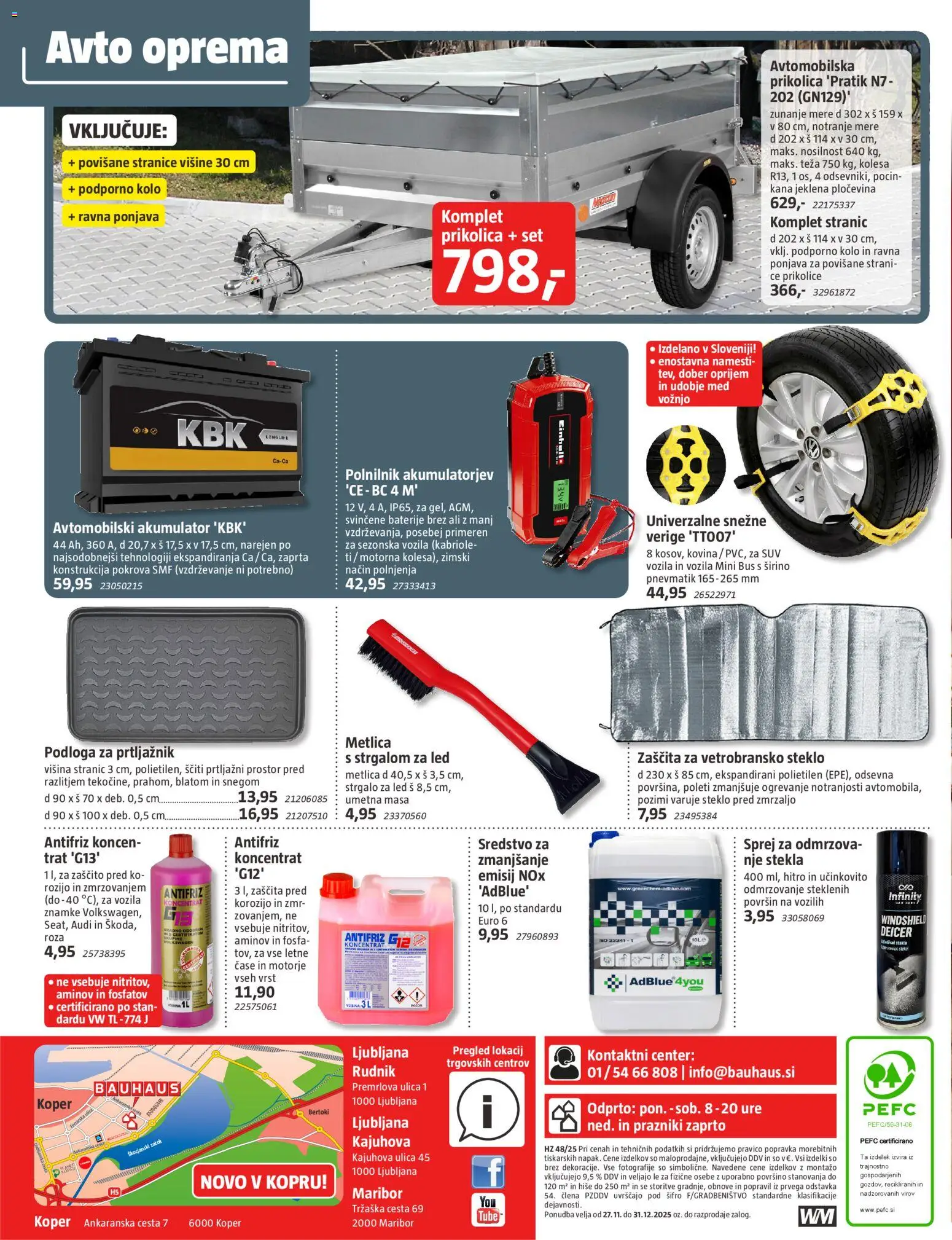 Novi Bauhaus katalog ponudbe – veljaven od 27.11.2025 | Stran: 32 | Izdelki: Teza, Baterije, Polnilnik, Podloga