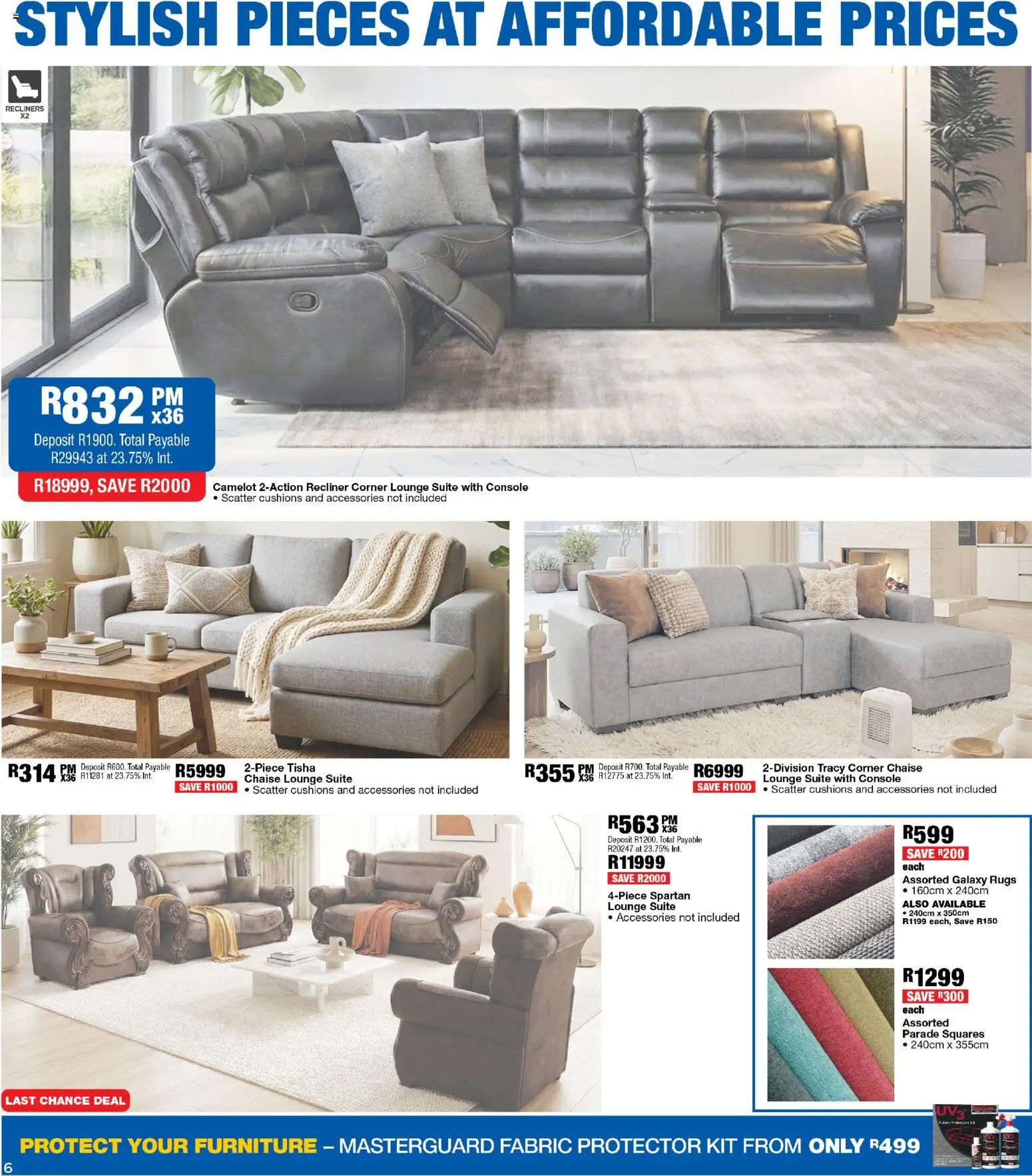 New OK Furniture catalogue – valid from 20.04.2026 | Page: 6 | Products: Lounge suite, Chaise