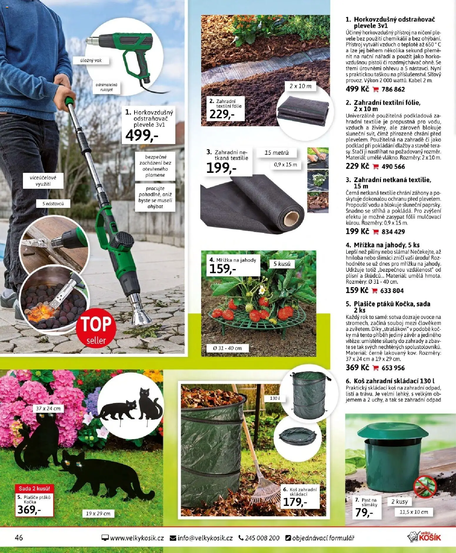 Velký Košík katalog březen 2026 od 01.03.2026 | Strana: 46 | Produkty: Ovoce, Kabel, Nářadí, Koš