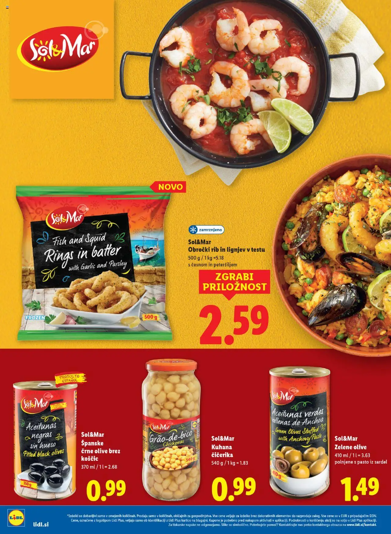 Novi Lidl katalog ponudbe – veljaven od 04.09.2025 | Stran: 44 | Izdelki: Olive, Sol