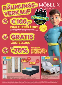 Möbelix Räumungs - Verkauf ab 22.12.2025 gültig