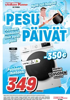Veikon Kone-mainoslehti voimassa 22.09.2025 alkaen | Sivu: 1