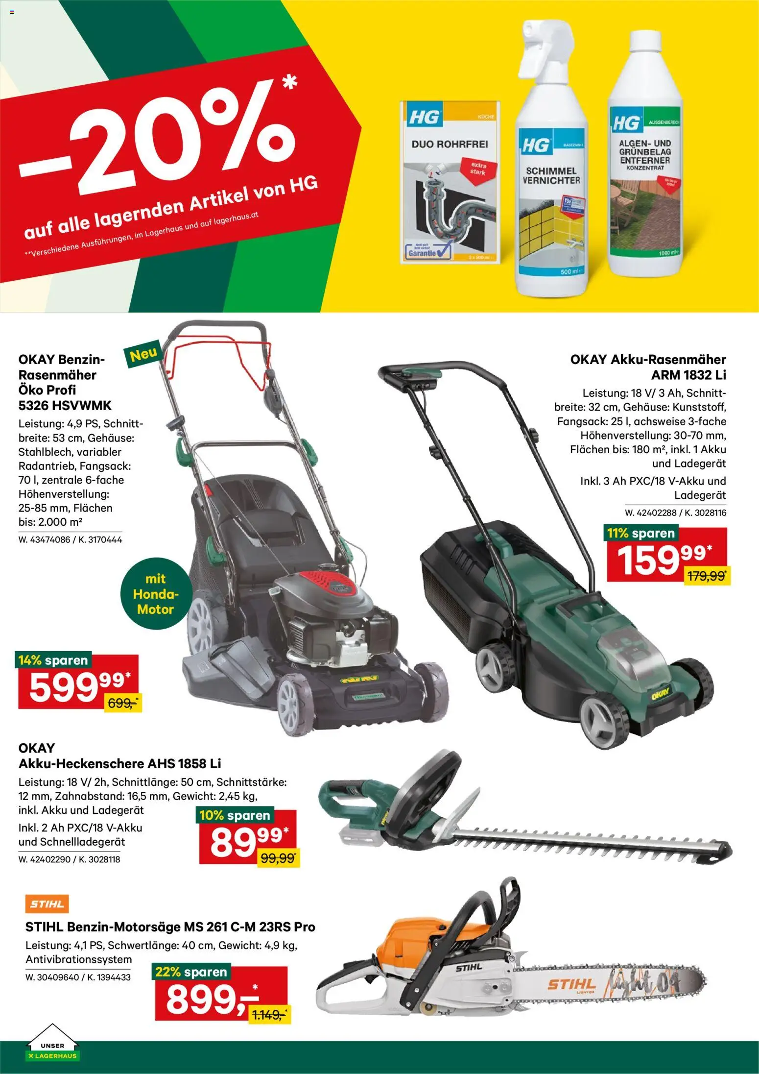 Lagerhaus Flugblatt gültig ab 16.01.2026 | Seite: 4 | Produkte: Gewicht, Rasenmäher
