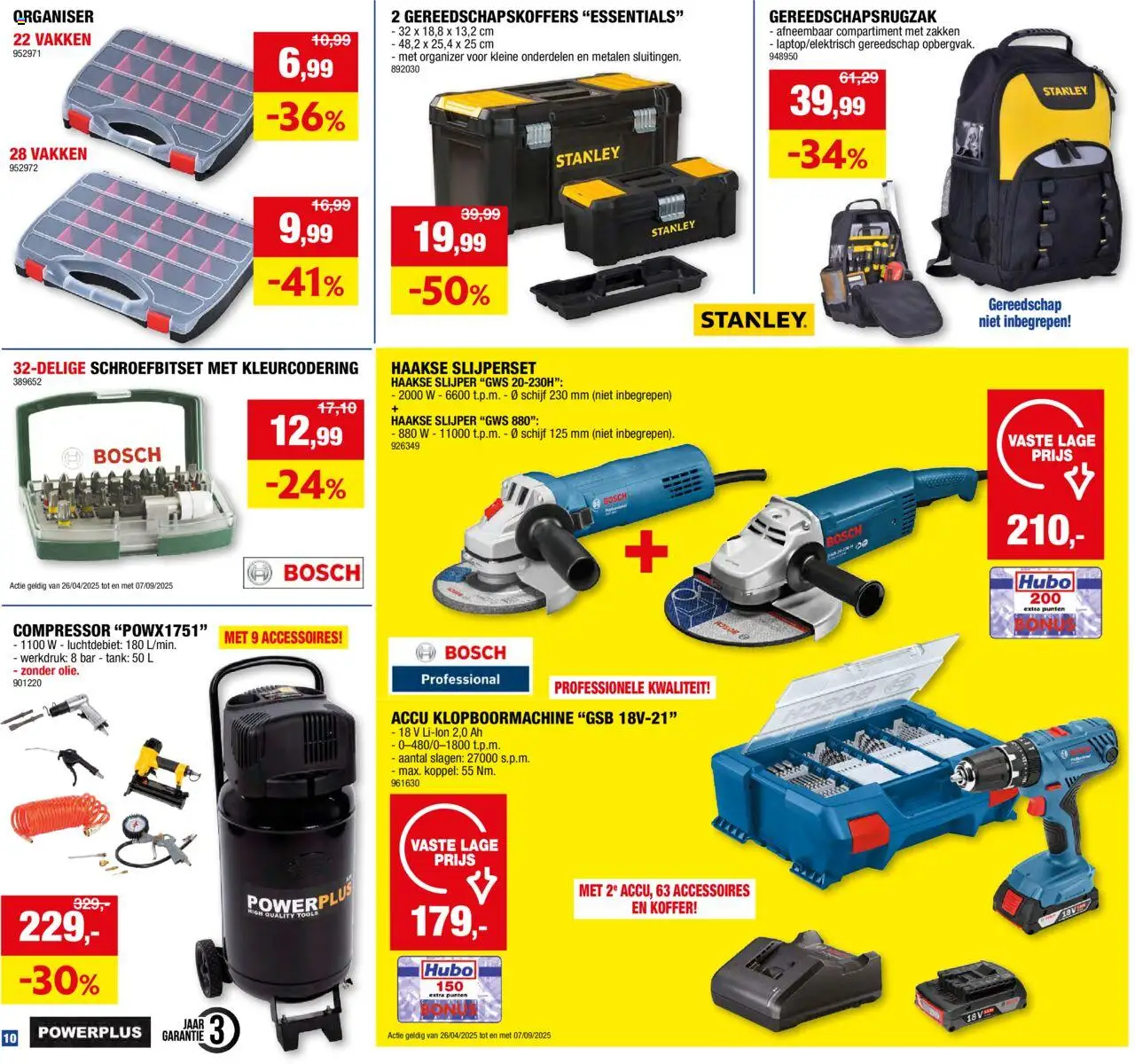  | Pagina: 10 | Producten: Koffer, Schijf, Slijper, Jeu de go