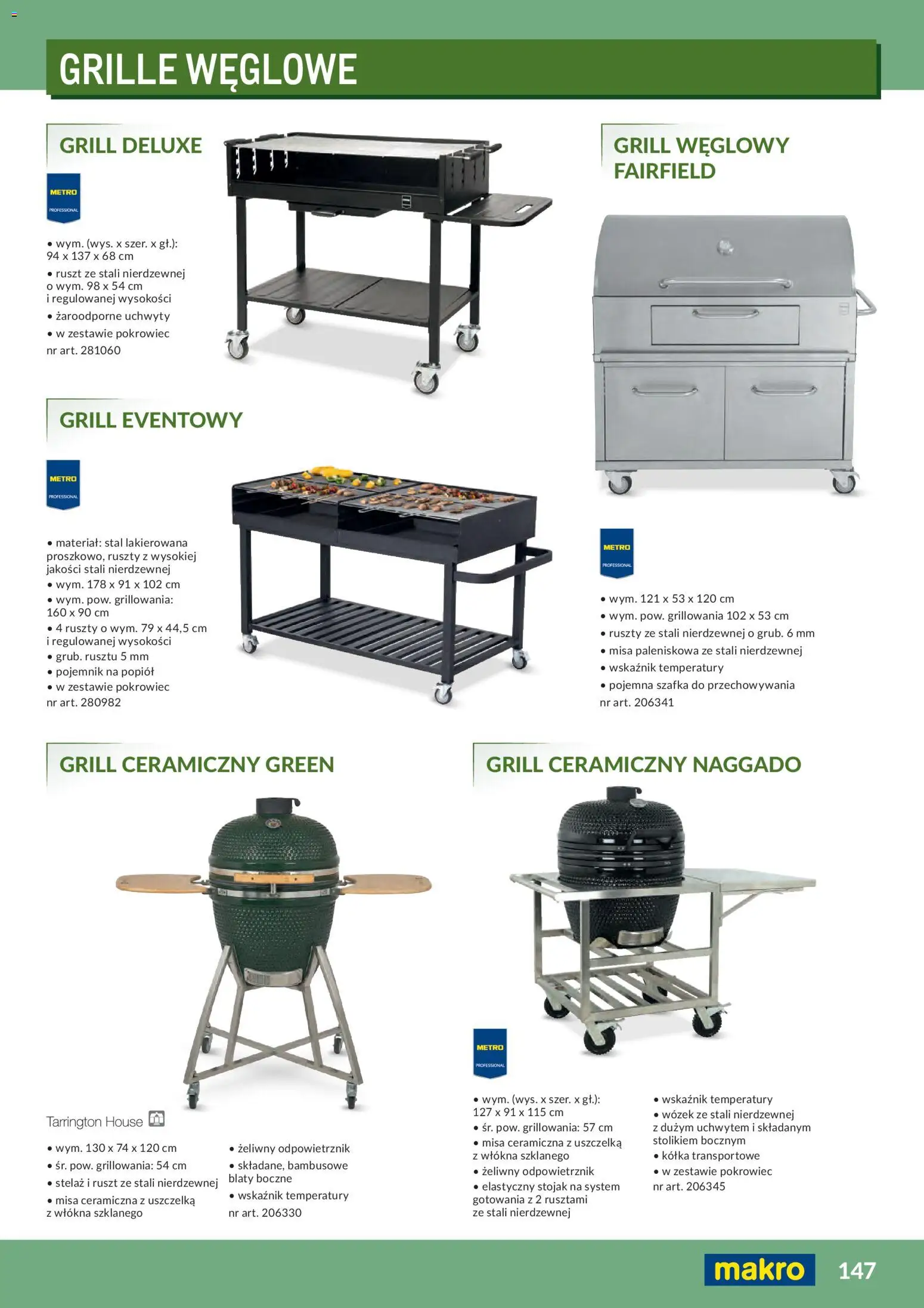 Makro Gazetka - Profesjonalna Gastronomia od 01.02.2026 | Strona: 147 | Produkty: Grill, Ruszt