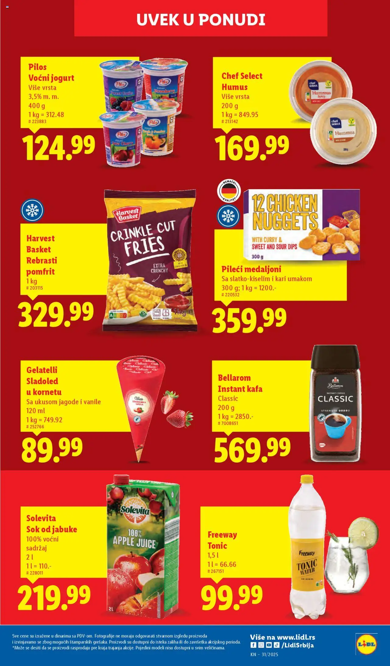 Lidl katalog - važi od 31.07.2025 | Strana: 21 | Proizvode: Jagode, Sladoled, Instant kafa, Jabuke
