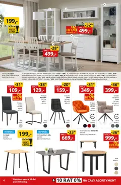 Black Red White promocje od 08.09.2025 | Strona: 4 | Produkty: Komoda, Stół, Krzesło, Witryna