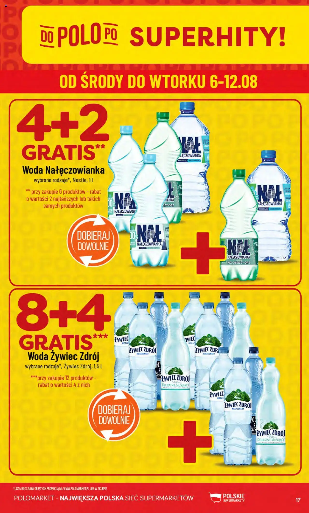 POLOmarket Gazetka od 06.08.2025 | Strona: 17 | Produkty: Woda żywiec, Woda