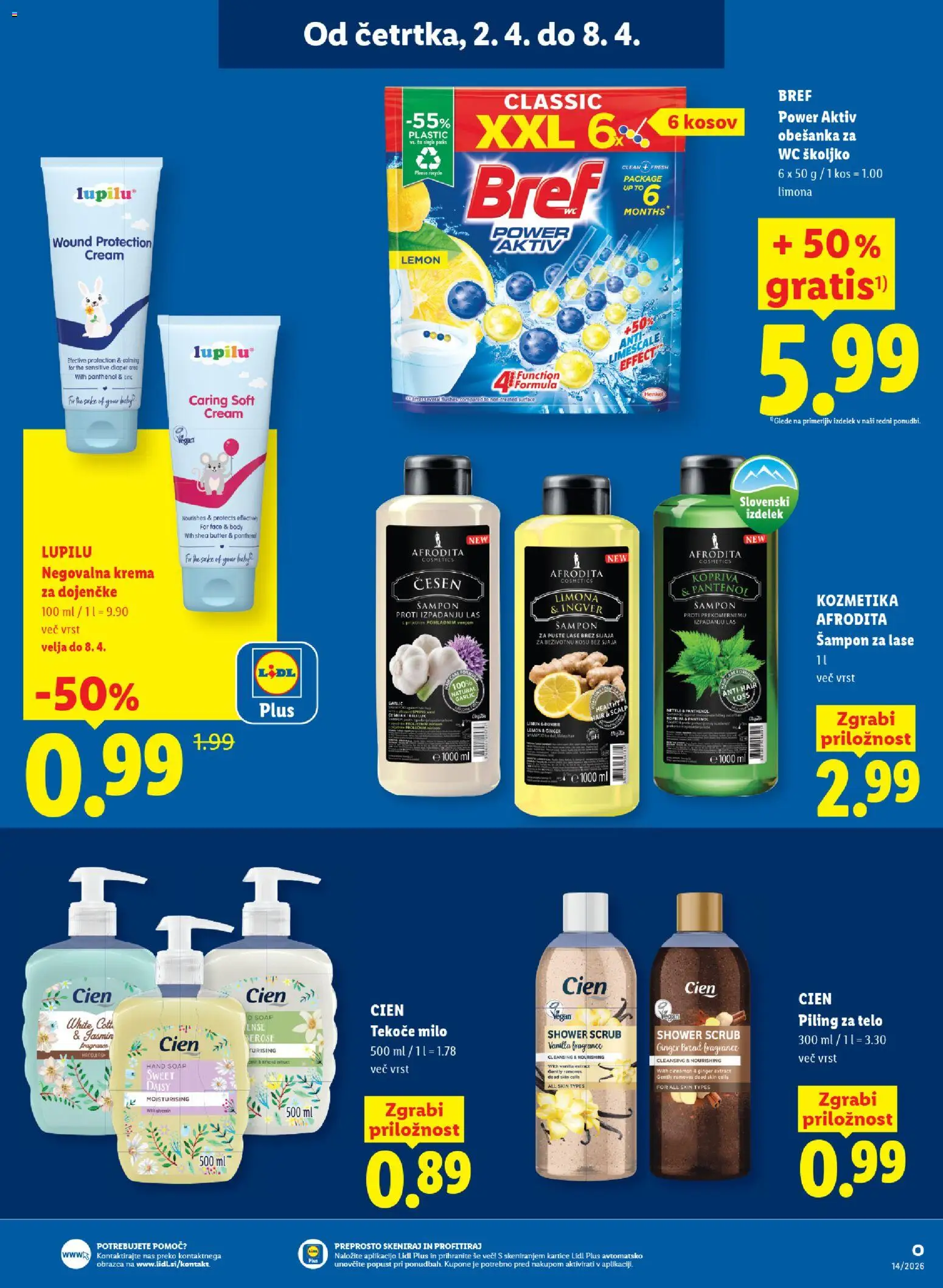 Novi Lidl katalog ponudbe – veljaven od 02.04.2026 | Stran: 25 | Izdelki: Βαλσάμικο ξύδι, Piling za telo, Krema, Milo