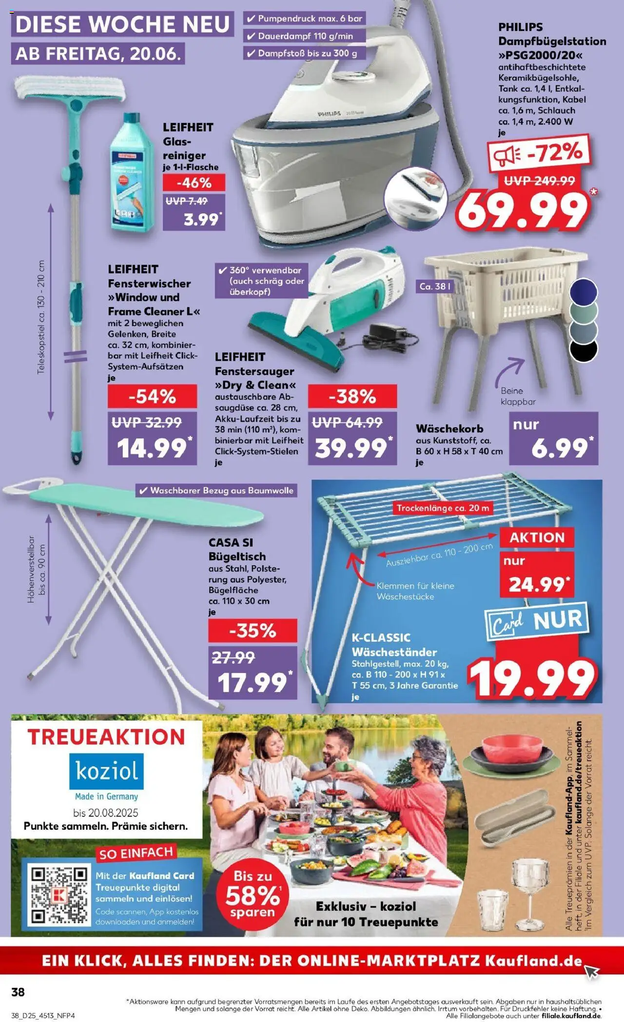 Kaufland prospekt Kaufbeuren	 - gültig ab dem 22.06.2025 | Seite: 51 | Produkte: Kabel, Philips, Waschestander