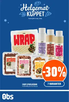 Forhåndsvisning av Coop Obs - Helgemat Kuppet gyldig fra 15.01.2026