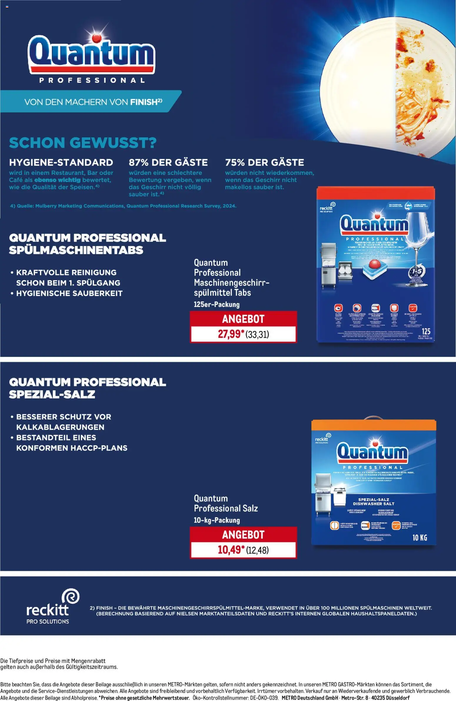 Metro Starke Marken Profis – gültig ab 01.12.2025 | Seite: 5 | Produkte: Finish, Salz, Spülmaschinentabs