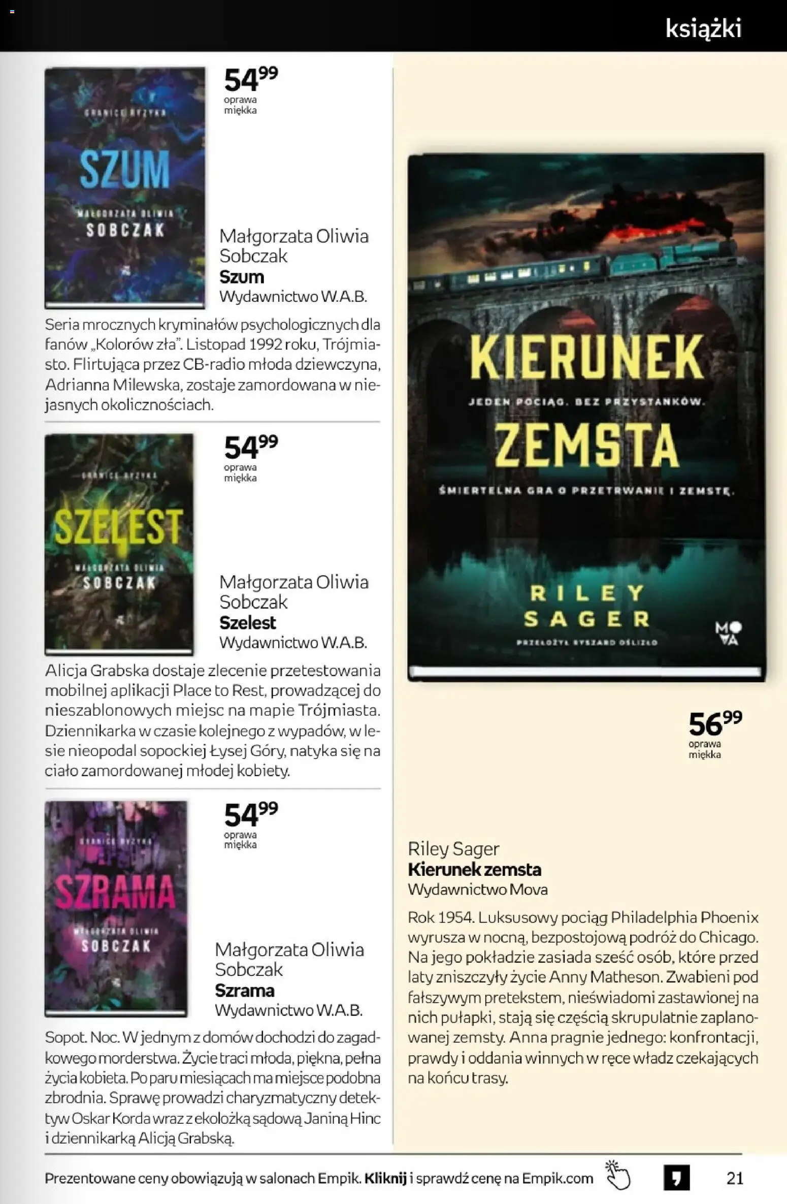 Empik promocje - Tom kultury Książki od 11.03.2026 | Strona: 21 | Produkty: Gra, Książki