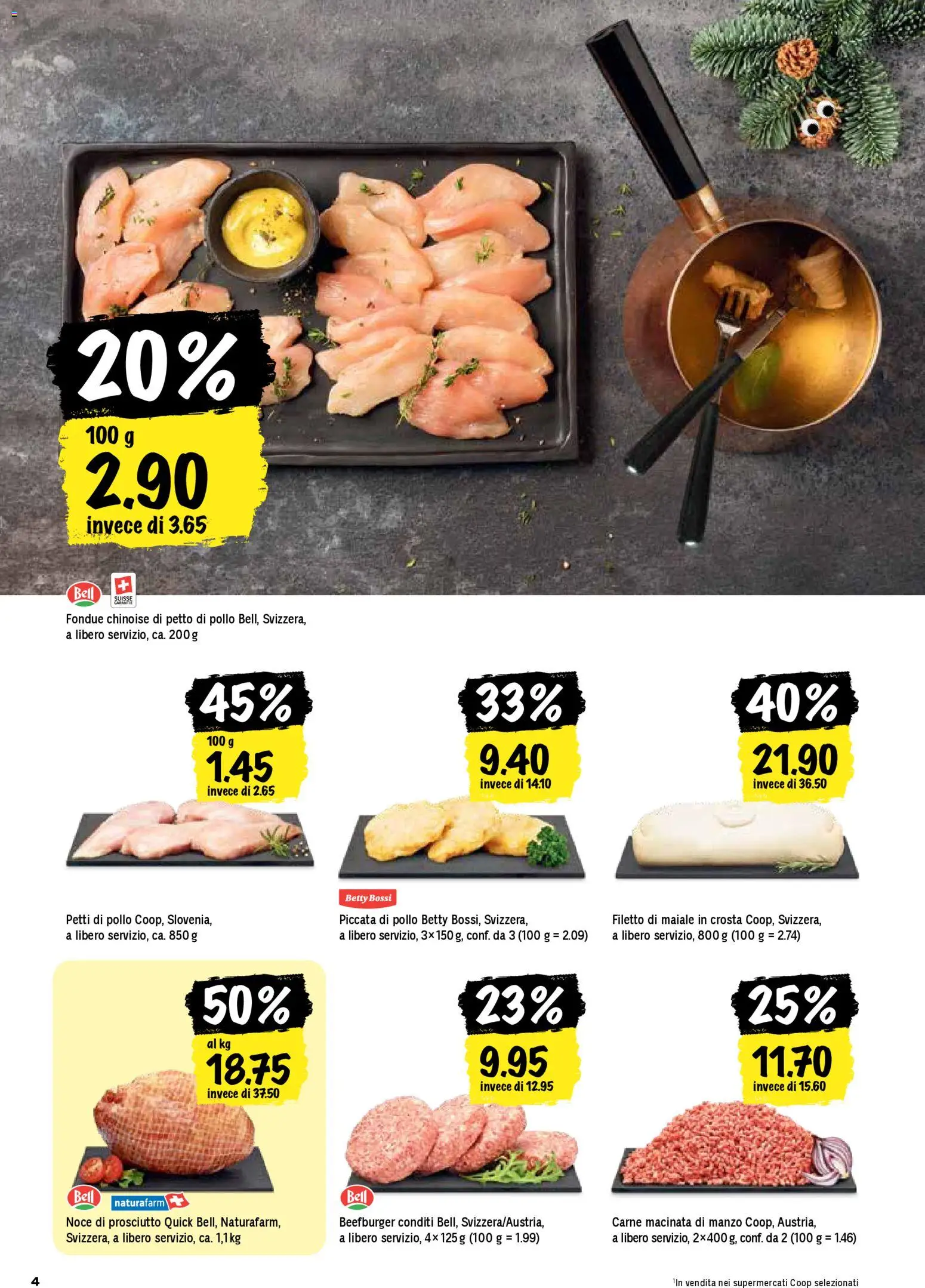 Coop - Una settimana di azioni – gültig ab 18.12.2025 | Seite: 4 | Produkte: Fondue