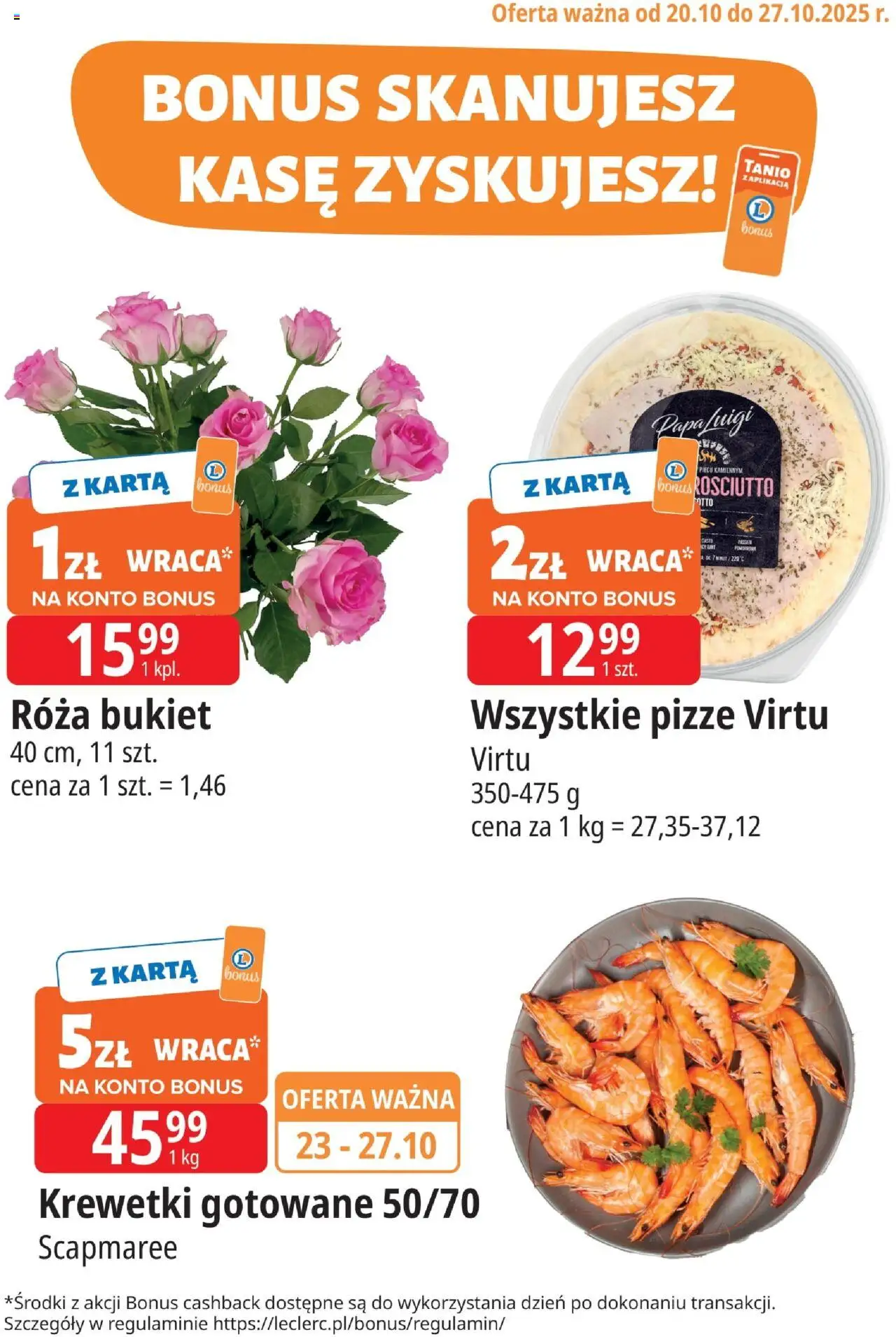 E.Leclerc Gazetka - Warszawa Jerozolimskie kupony dodatkowe od 20.10.2025 | Strona: 1