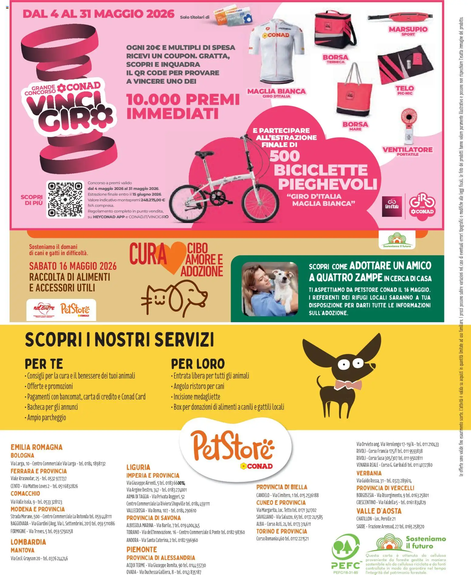 Volantino Conad del 23.04.2026 | Pagina: 8 | Prodotti: Bacheca, Tè, Borsa, Fan