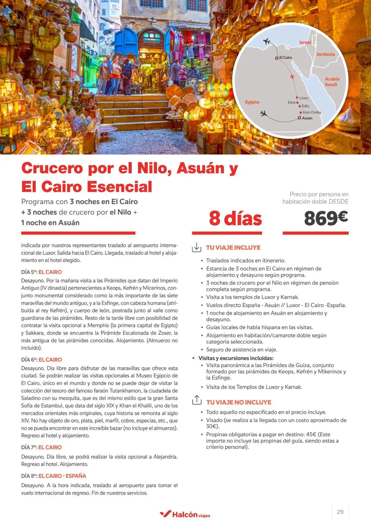 Halcón Viajes Egipto │ válido desde el 15.04.2024 | Página: 29