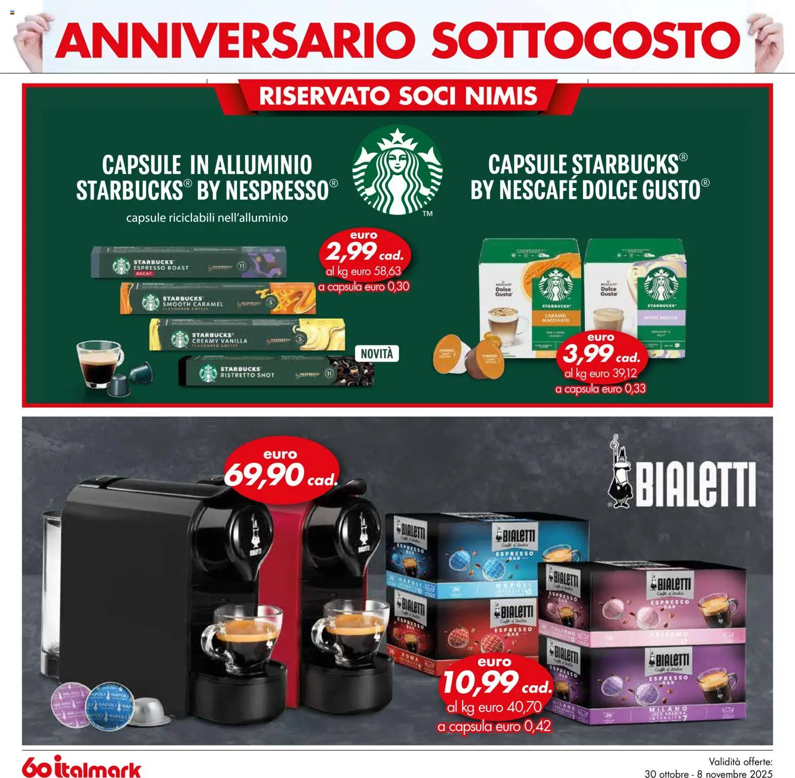 Volantino Italmark del 30.10.2025 | Pagina: 34 | Prodotti: Alluminio