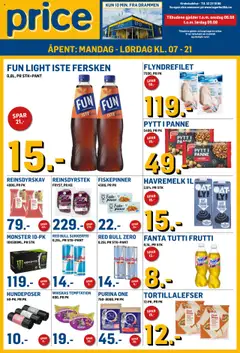 Forhåndsvisning av Price Lagerbutikk kundeavis gyldig fra 06.08.2025