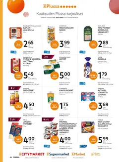 K-Market-mainoslehti voimassa 05.11.2025 alkaen | Sivu: 66 | Tuotteet: Jauheliha, Kaura, Juusto, Jogurtti