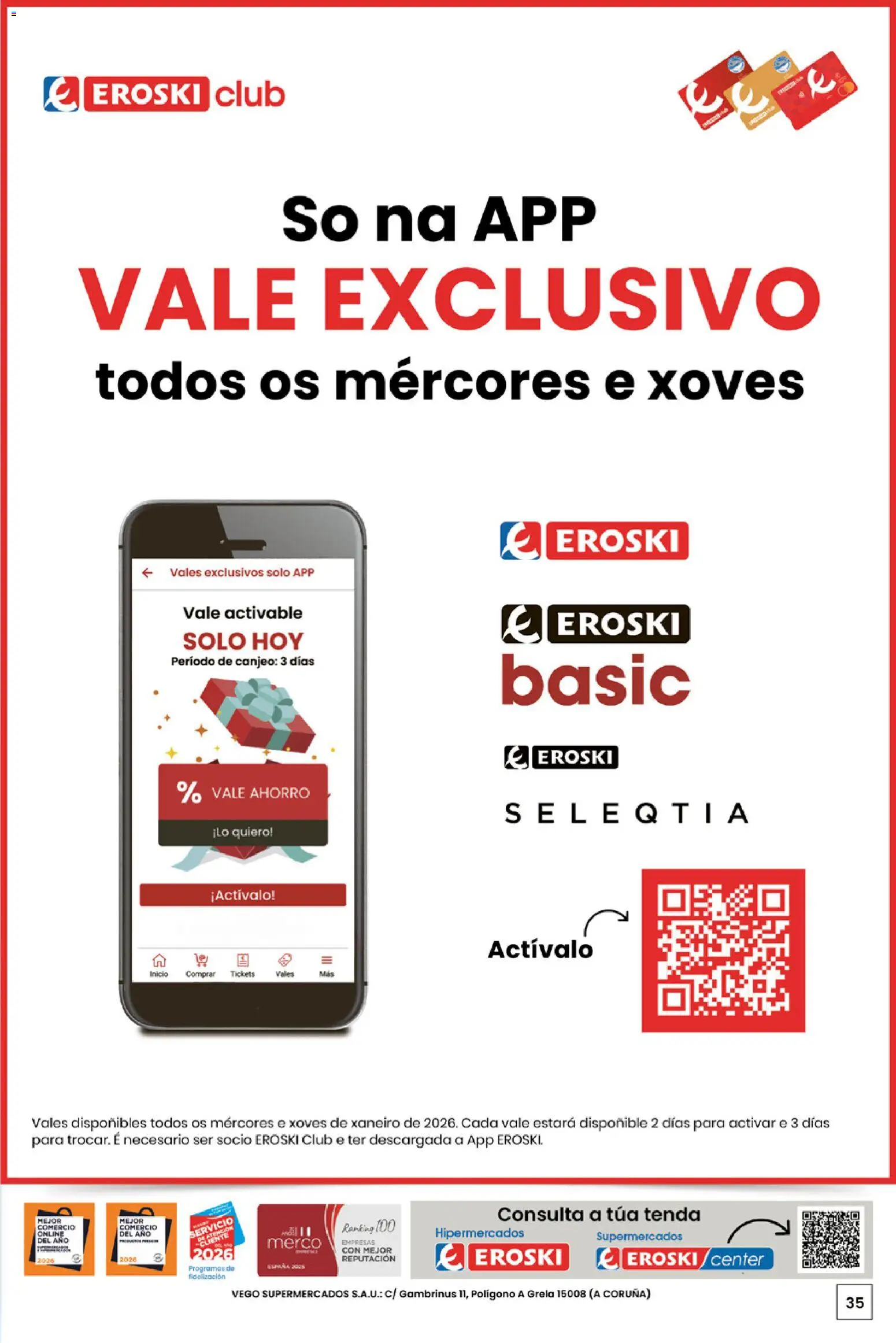 Eroski - Quen ben te quere farache aforrar │ válido desde el 15.01.2026 | Página: 35