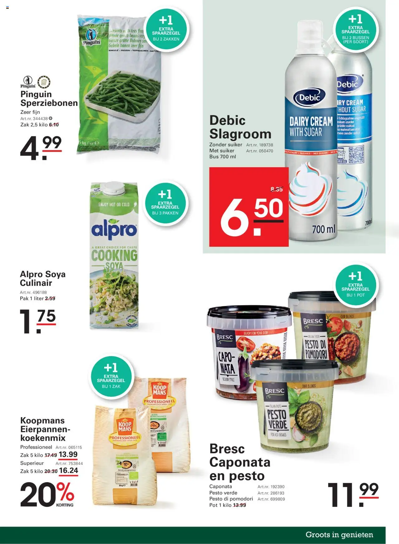  | Pagina: 7 | Producten: Pot, Pannenkoek, Slagroom, Zak