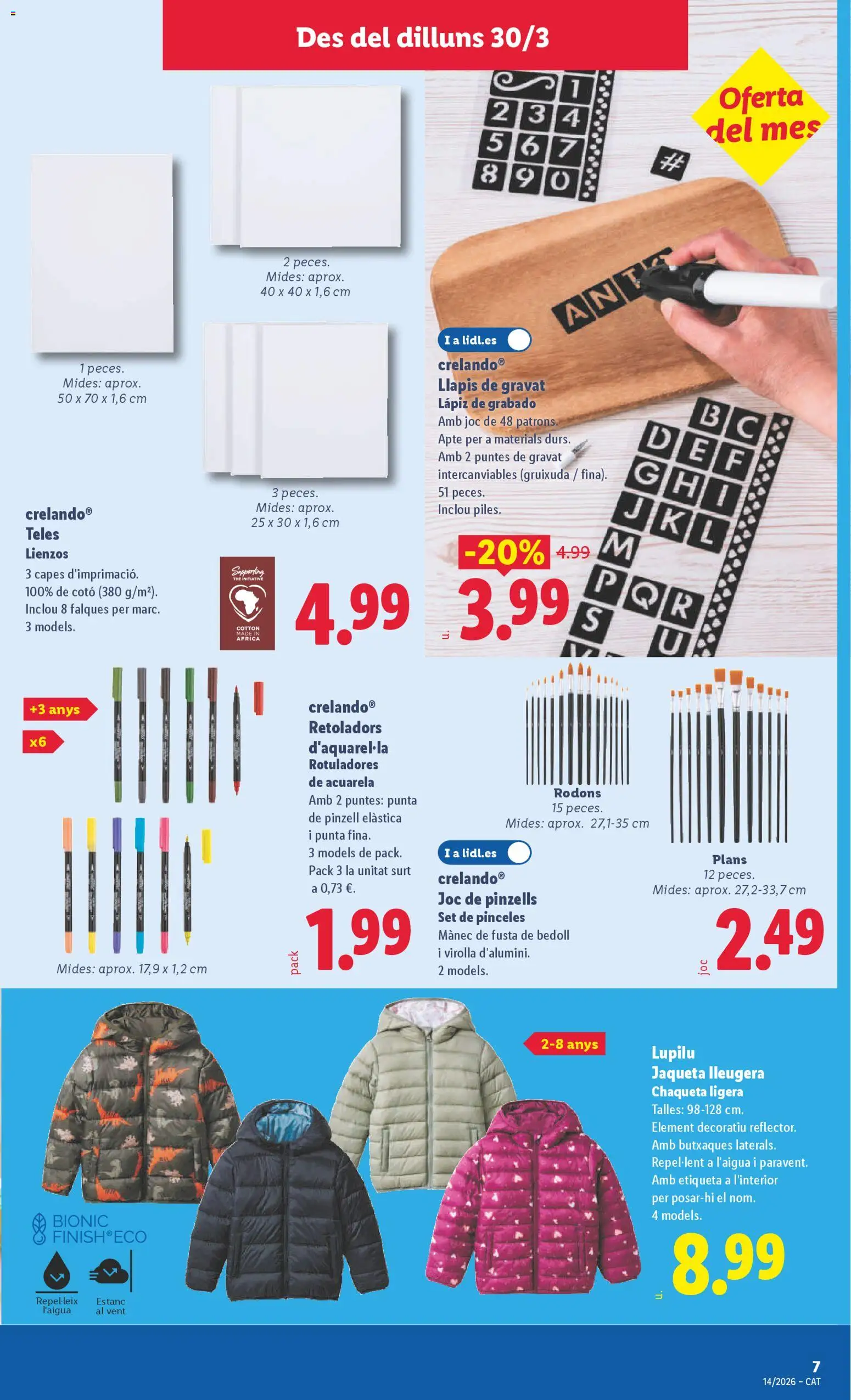 Lidl folleto de bazar │ válido desde el 30.03.2026 | Página: 11 | Productos: Chaqueta