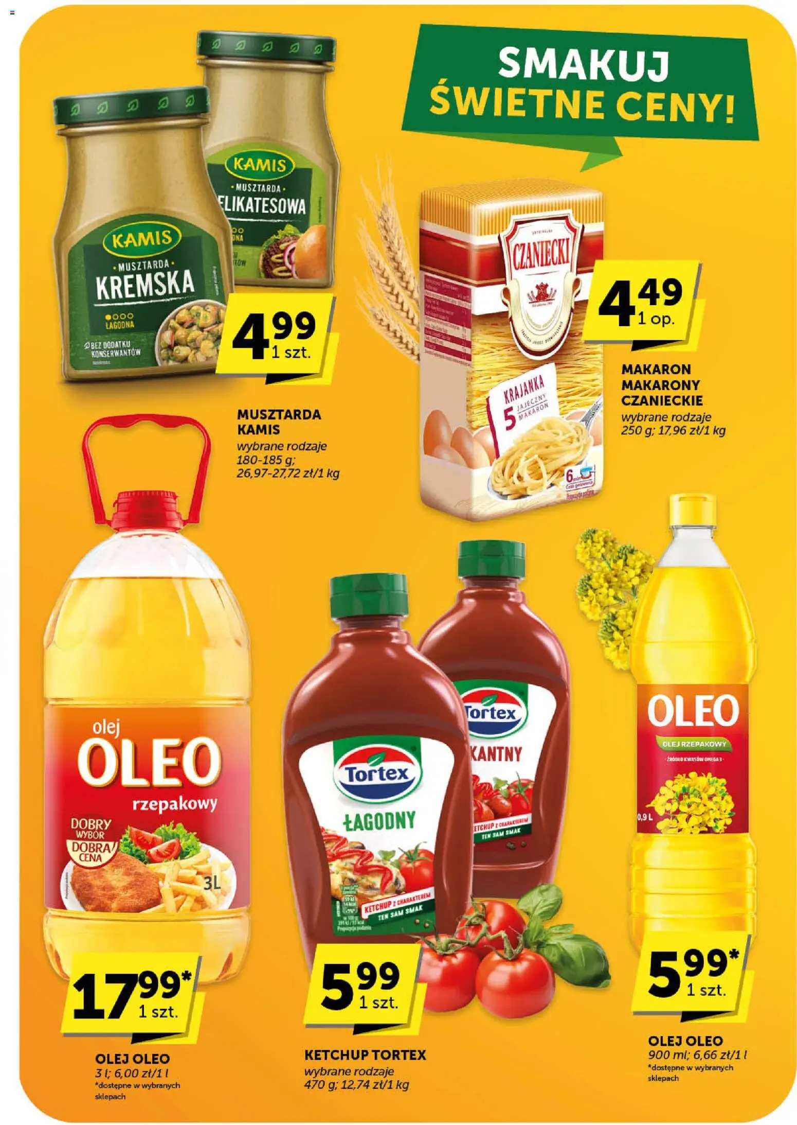 ABC Gazetka od 19.02.2026 | Strona: 17 | Produkty: Ketchup, Ketchup tortex, Olej, Makaron